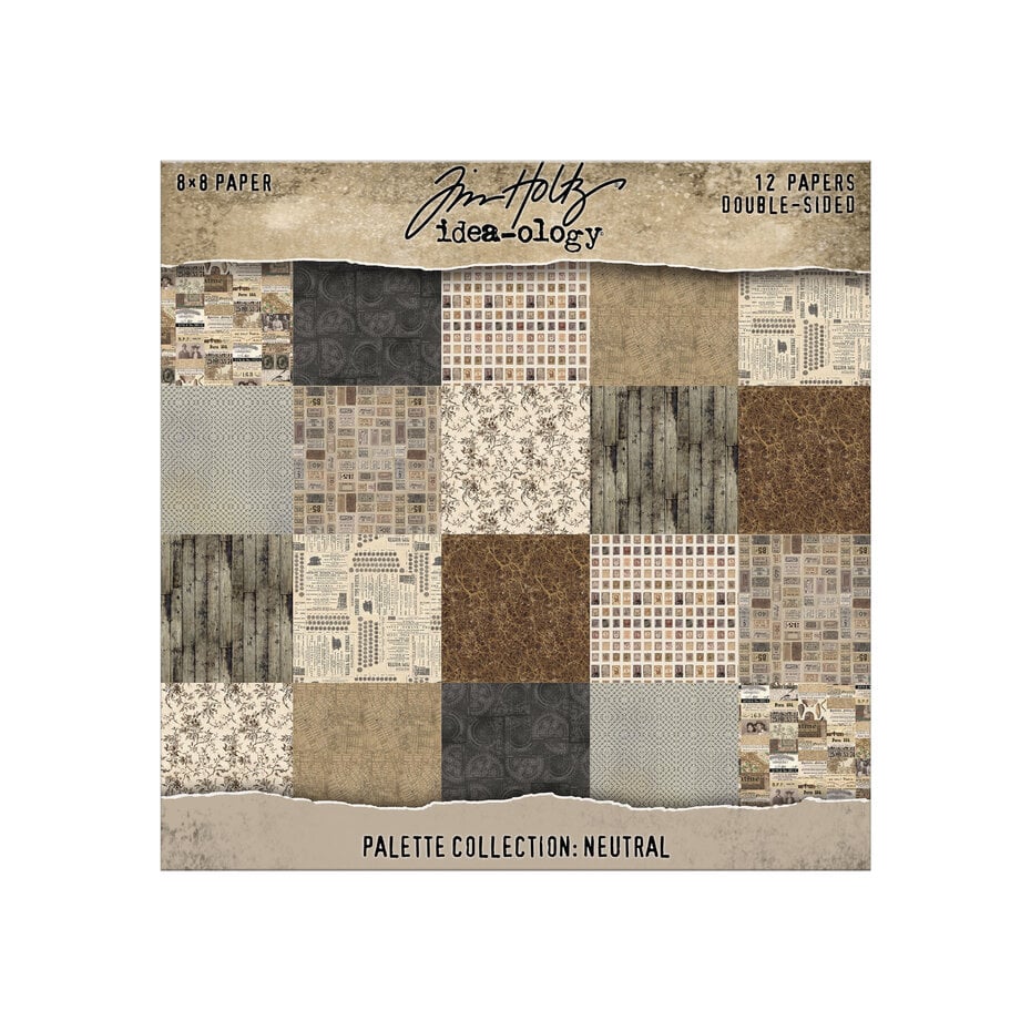 [182391] Idea-ology Palette Collection 8"x8" - Neutral