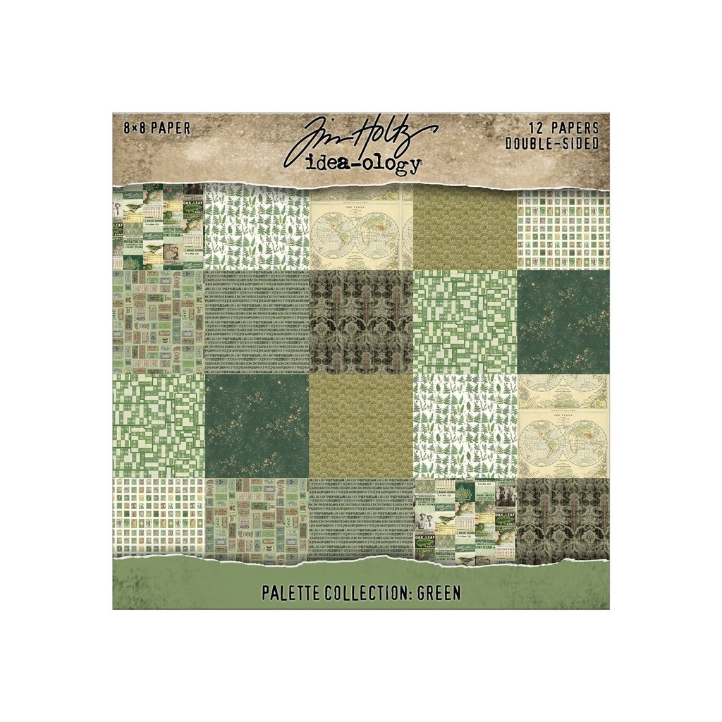 [182392] Idea-ology Palette Collection 8"x8" - Green