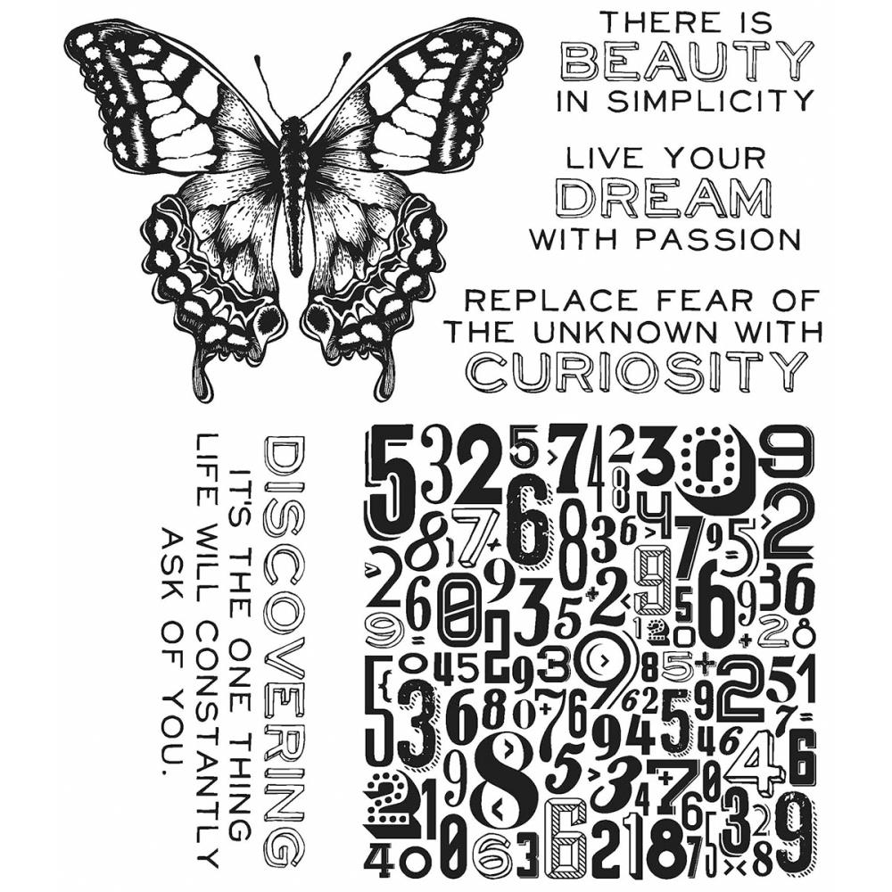 [182400] Tim Holtz Cling Stamps - CMS213 Perspective
