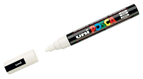 Uni Posca Brushmarker 5M Wit