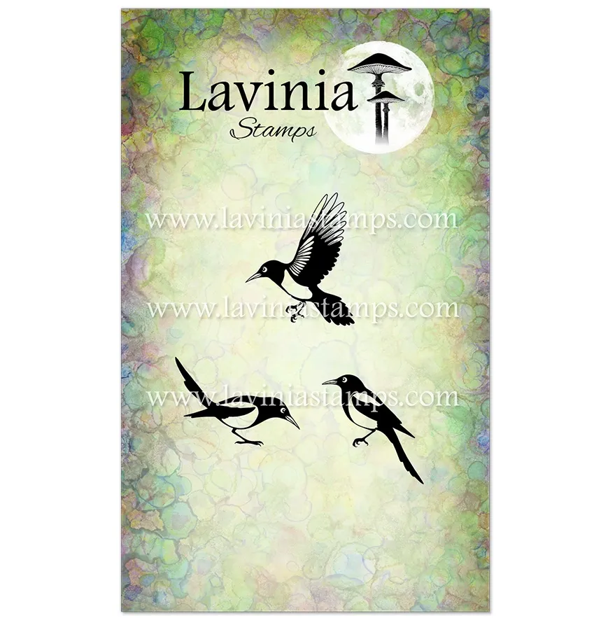 Lavinia Clear Stamps - LAV1028 Magpies