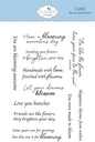 Elizabeth Craft Designs Clear Stamps - CS450 Bloom Sentiments