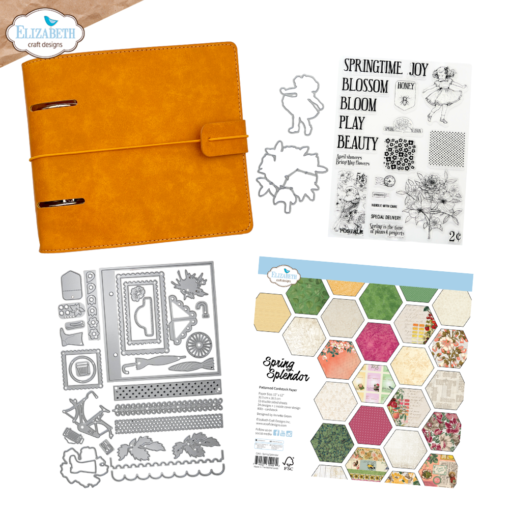 Elizabeth Craft Designs Clear Stamps & Dies Set - K023EU Joys of Spring Special EU
