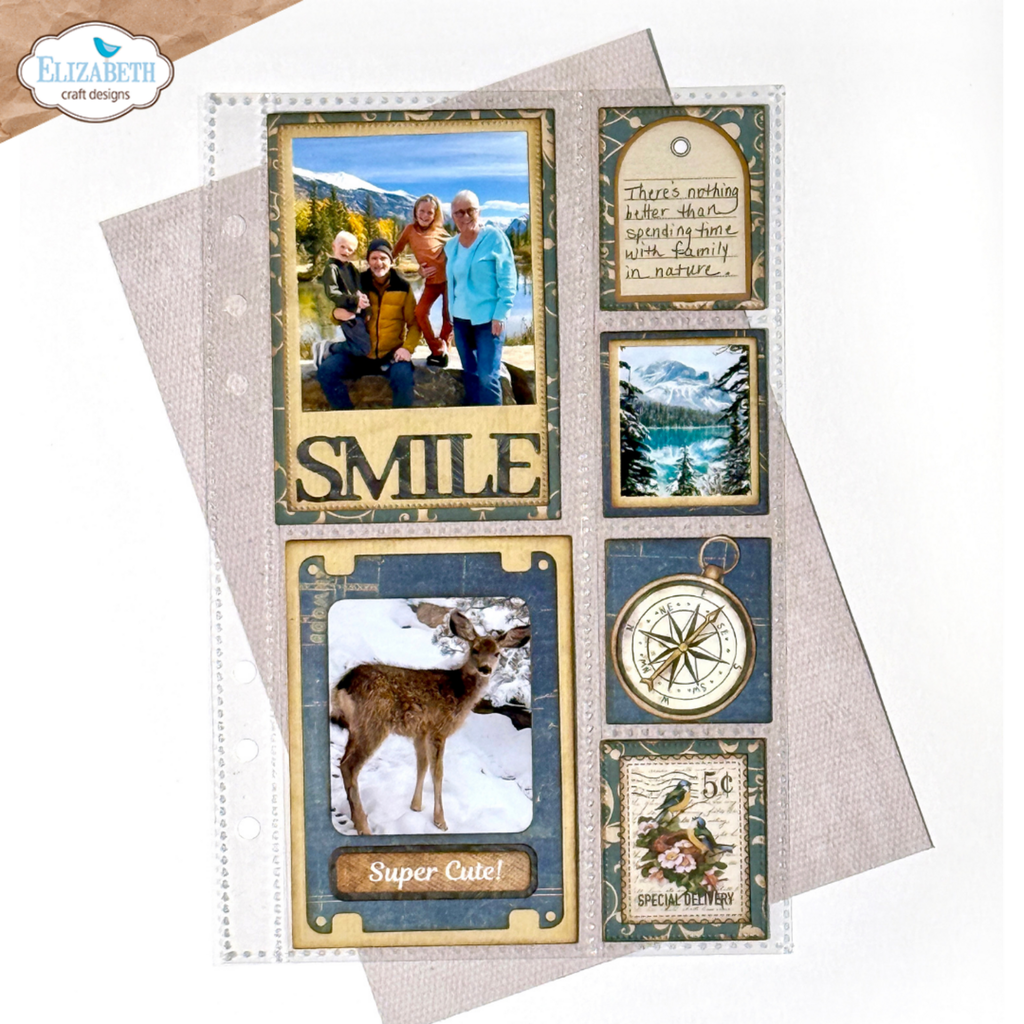 [182502] Elizabeth Craft Designs Delightful Discovery - Memory Binder Pocket Pages 1