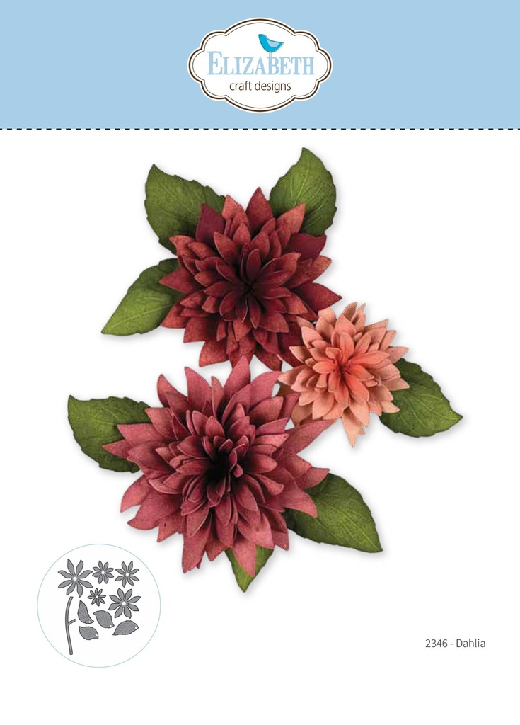 Elizabeth Craft Designs Cutting Dies - 2346 Dahlia