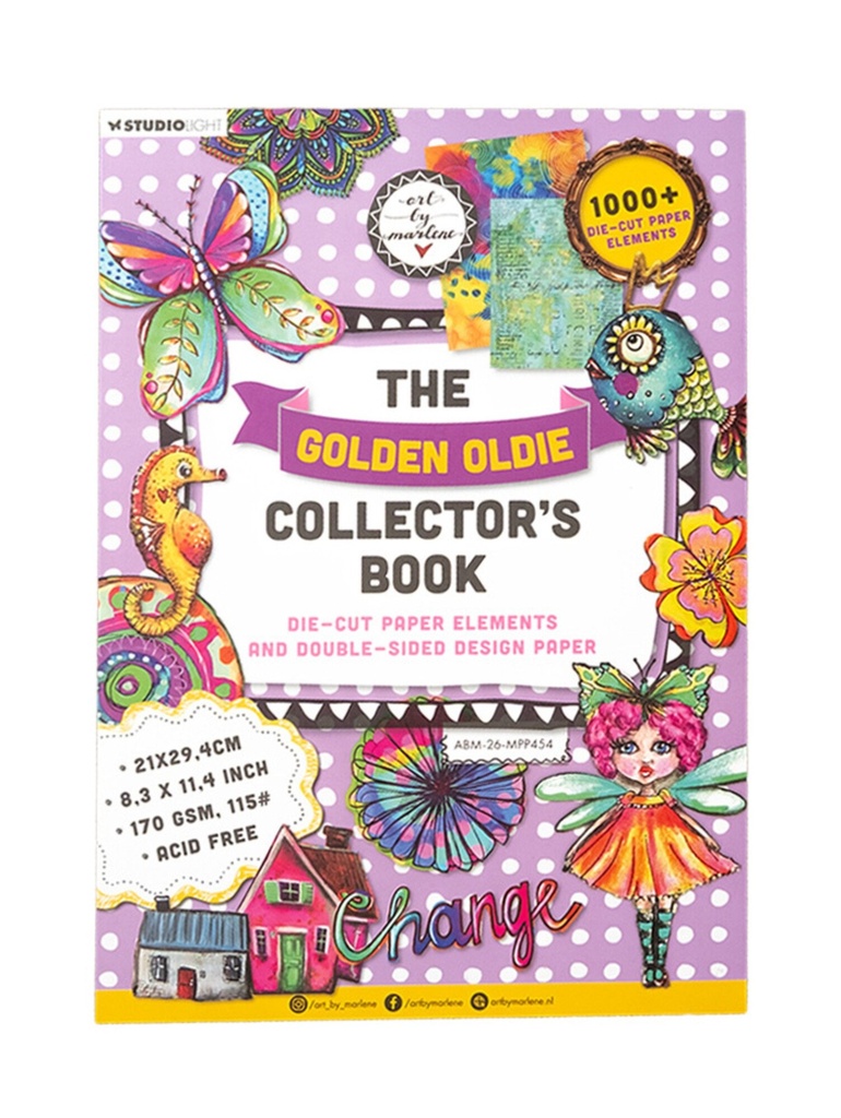 Studio Light Design Paper Art By Marlene  - The Golden Oldie Collector's Book