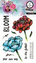 Studio Light Clear Stamps Art By Marlene - In Full Bloom