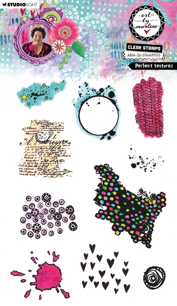 Studio Light Clear Stamps Art By Marlene  -  Perfect Textures