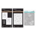 Spellbinders Press + Foil Plates and Stencil Bundle - BD-1031 All My Senses Faces