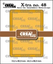 Crealies Cutting Dies Xtra - ATC Stippenlijn