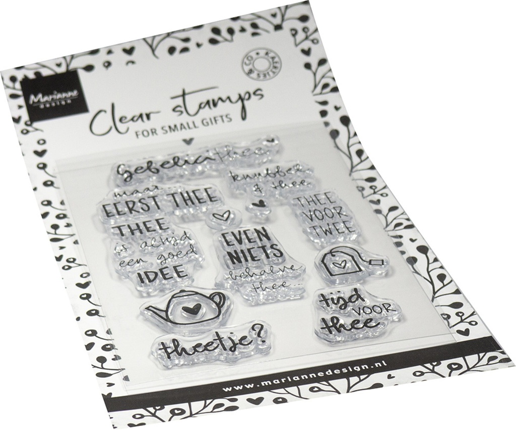 Marianne Design Clear Stamps 102x180mm - CS1191 Thee voor twee