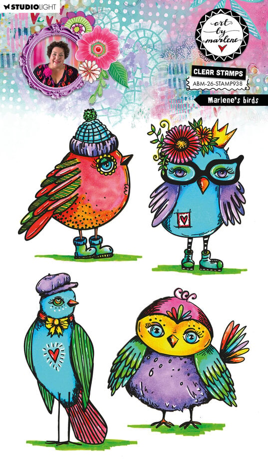 Studio Light Art By Marlene Clear Stamps - Marlene's Birds