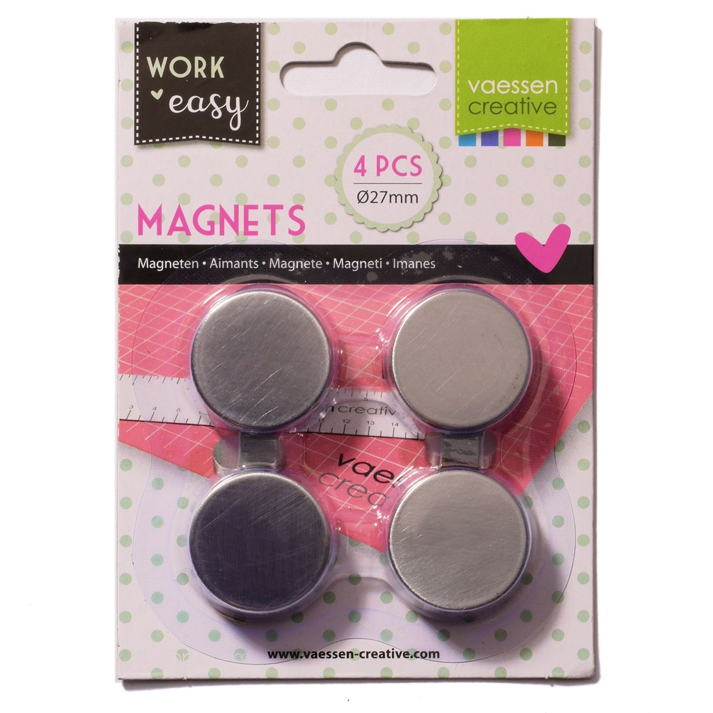 Vaessen Creative Work Easy magneten 4/Pkg