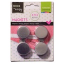 Vaessen Creative Work Easy magneten 4/Pkg