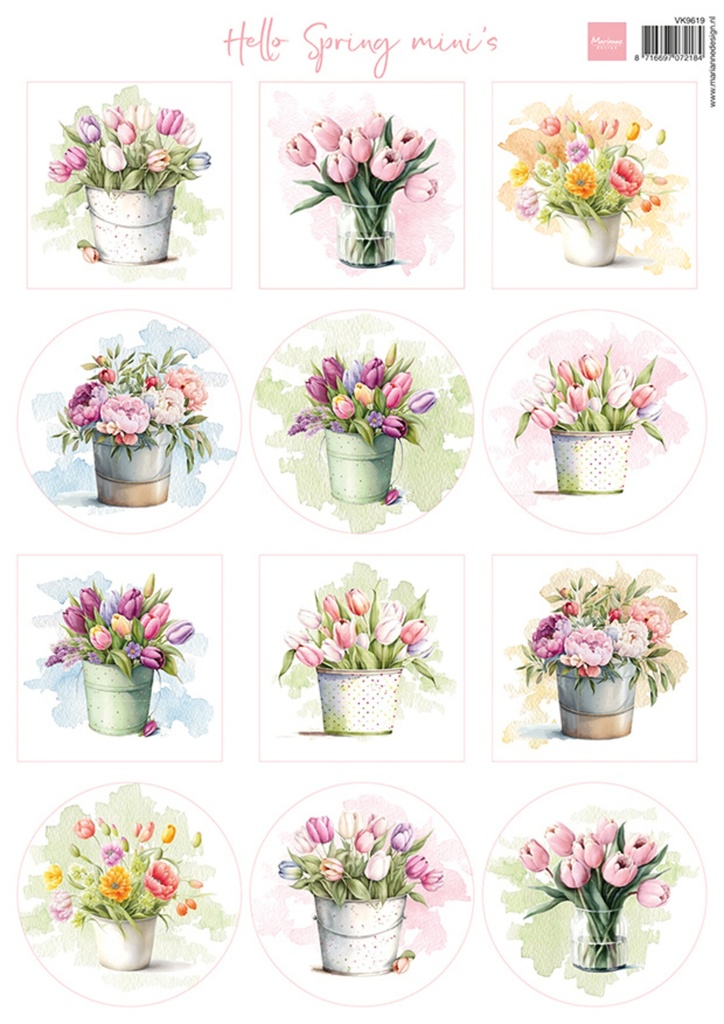 Marianne Design Knipvel Hello Spring Mini's