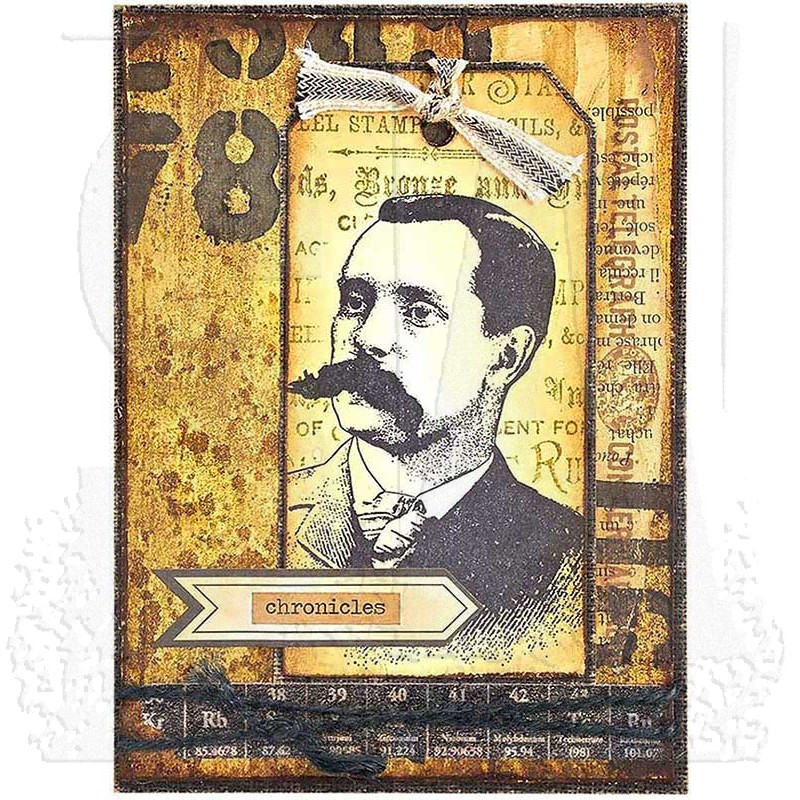 Tim Holtz Cling Stamps - CMS187 Purveyor