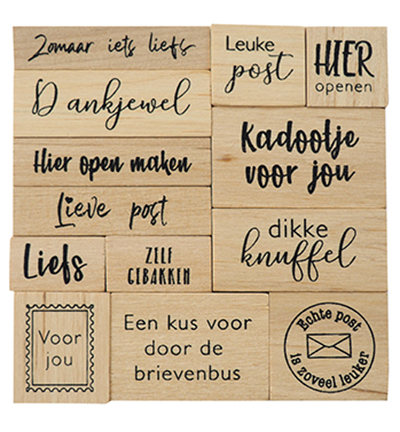 Marianne Design Wood Stamps - Kadopost
