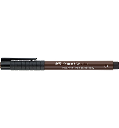 [182649] Faber-Castell Pitt Artist Pen Calligraphy - 175 Donker Sepia