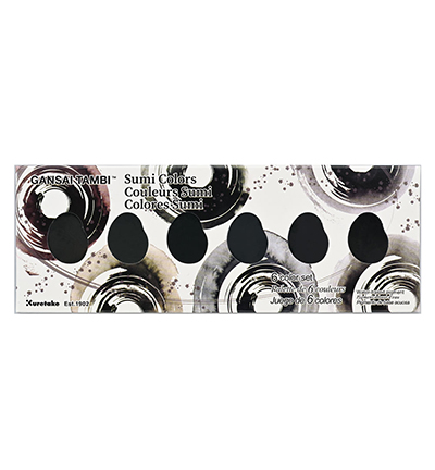 [182650] Gansai Tambi Sumi Colors, 6 Colors set