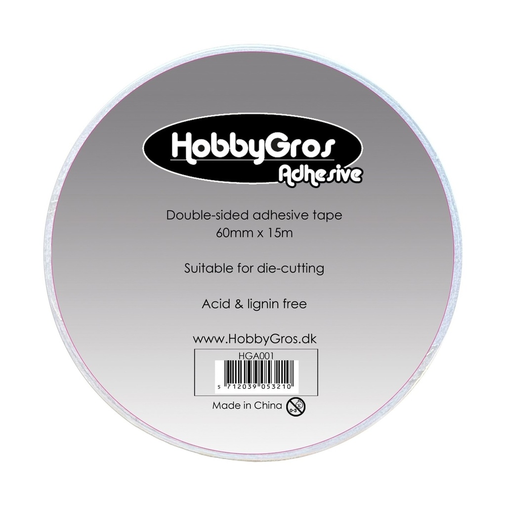 HobbyGros Storage Double-sided Adhesive Tape 60mmx15m