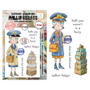 AALL & Create Clear Stamps A7 By Janet Klein Post & Ink - #1379 Dee Delivers