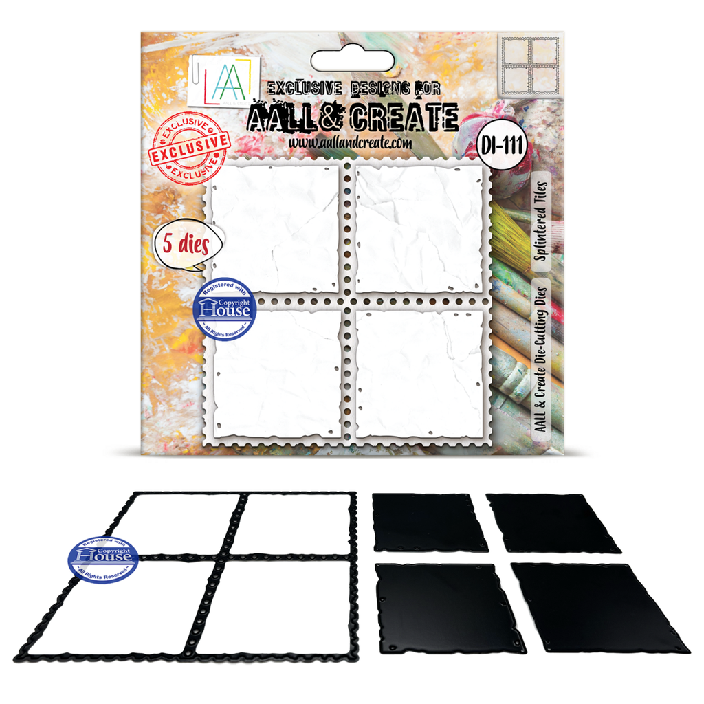 [182697] AALL & Create Cutting Dies By Autour De Mwa & Co Geary Cutouts - #111 Splintered Tiles