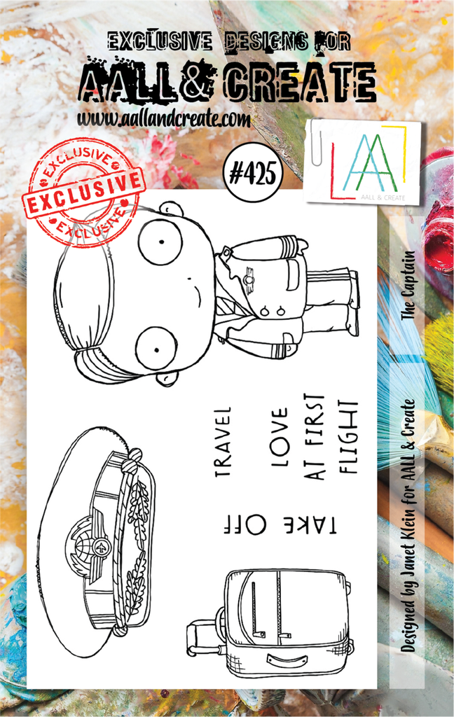 [182717] AALL & Create Clear Stamps A7 By Janet Klein - #425 The Captain