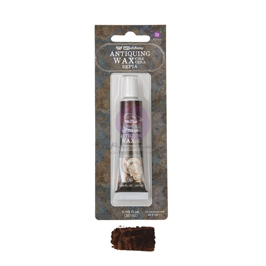 Finnabair Art Alchemy Antiquing Wax Sepia 20ml