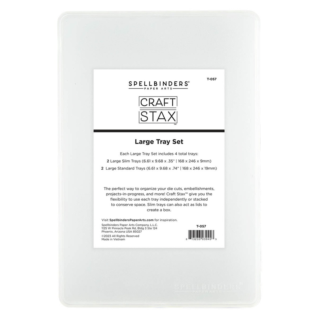 Spellbinders Craft Stax Large Tray Set