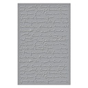 Spellbinders Embossing Folders - Scribbled Letter