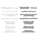 Spellbinders BetterPress Plate & Die Set - BP-270 Little Smiles Sentiments
