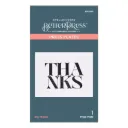 Spellbinders BetterPress Plate - BP-034 Big Thanks