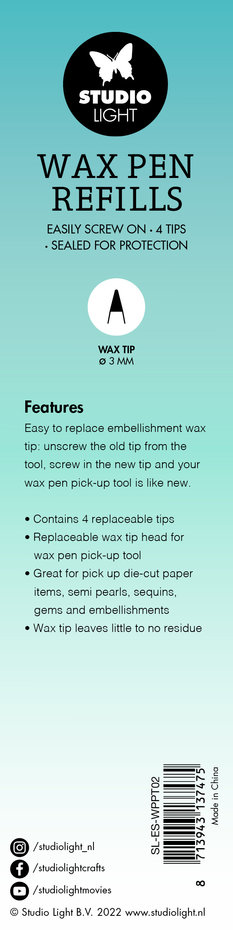 Studio Light Wax Pen Replacement Tips 4/Pkg (BASIC)
