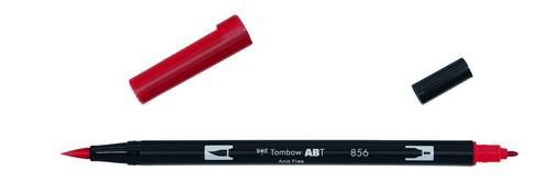 [182780] Tombow Dual Brush Pen - 856 Poppy Red