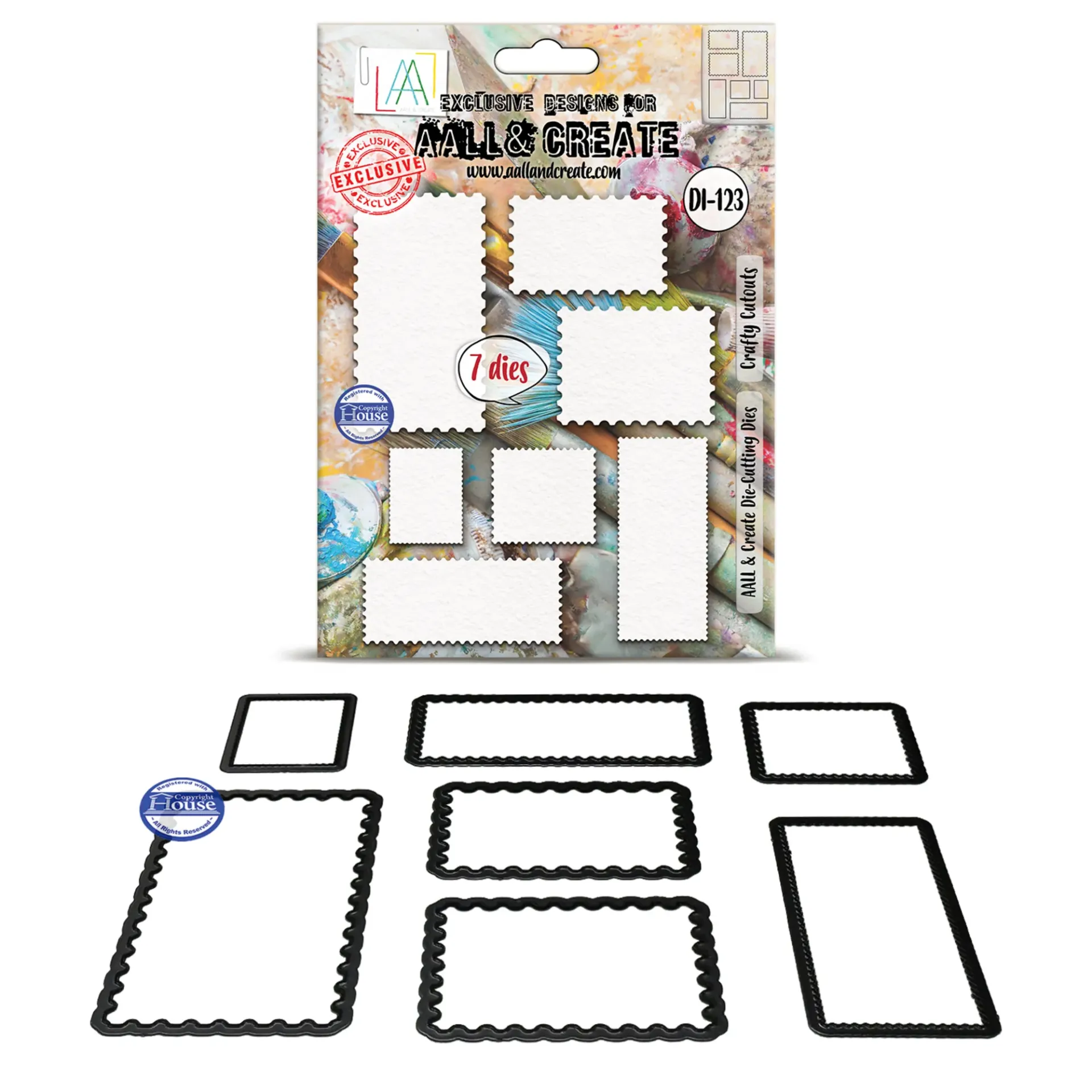 AALL & Create Cutting Dies By Autour De Mwa & Co Geary Cutouts - #123 Crafty Cutouts