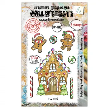 [182864] AALL & Create Clear Stamps A7 By Janet Klein - #1318 Candy Lane