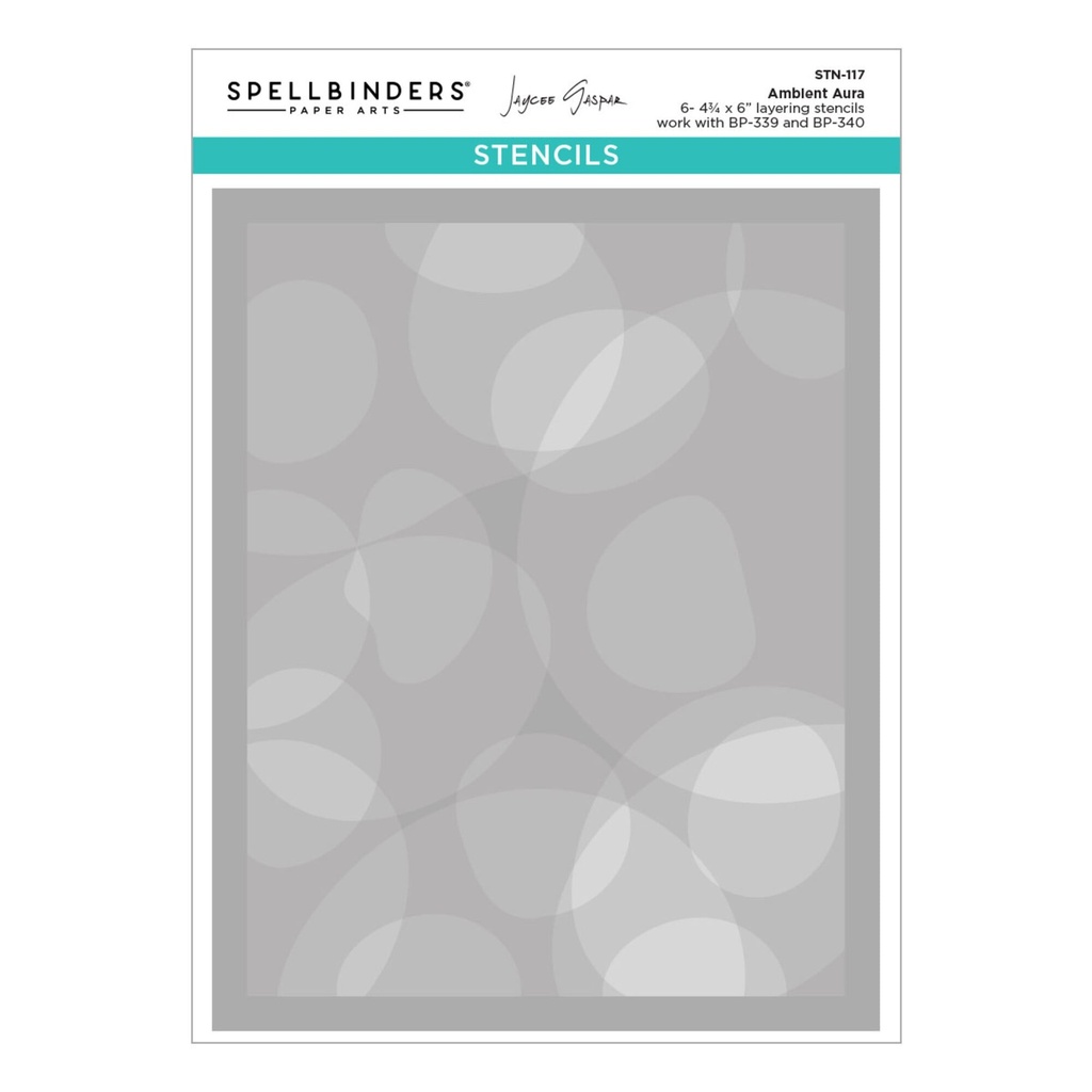 Spellbinders Stencils All My Senses -  STN-117 Ambient Aura
