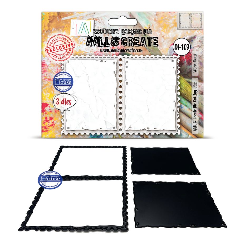 [183057] AALL & Create Cutting Dies By Autour De Mwa & Co Geary Cutouts - #109 Worn Panel