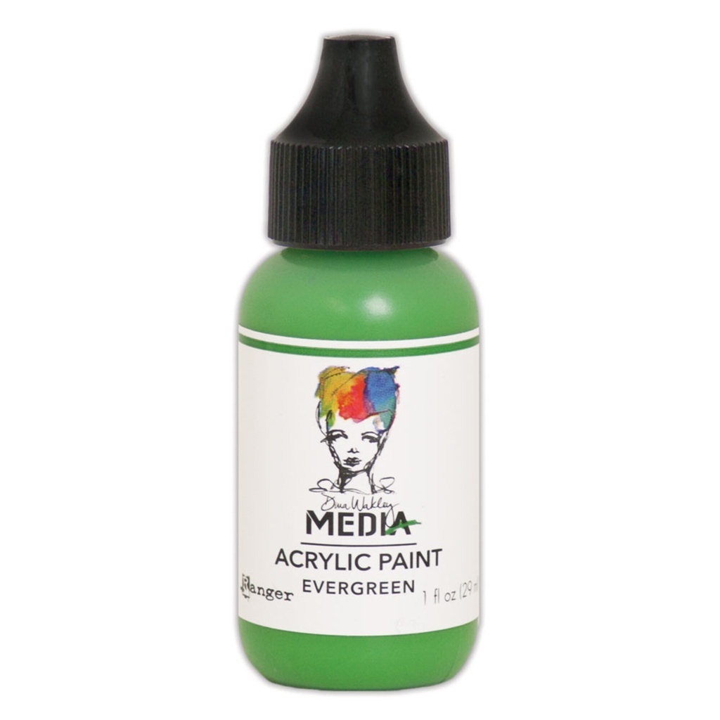 Dina Wakley MEdia Acrylic Paint 29ml - Evergreen