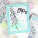 Pinkfresh Studio Stamp By Manushree Mishra Sunlit Manor - 325526 Cardinal Kiss