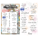 AALL & Create Clear Stamps A6 By Janet Klein Dee Infiltered - #1381 Miss Dee on Aging