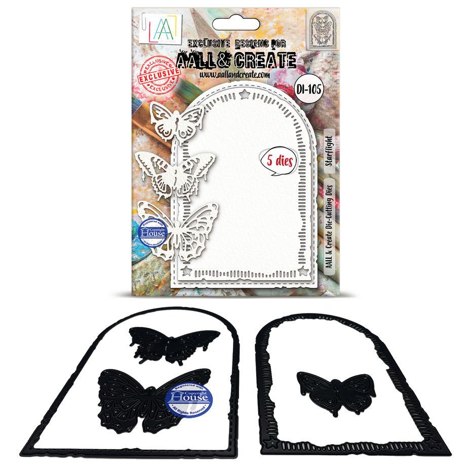 [183091] AALL & Create Cutting Dies By Autour De Mwa & Co Starflight Figures - #105 Starflight