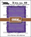 Crealies Cutting Dies X-tra - CLXTRA49 ATC Ruwe Randen