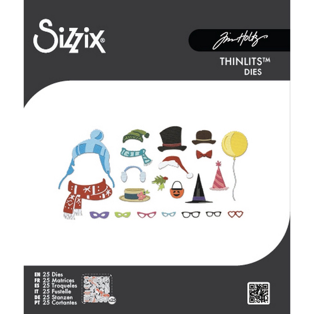 Sizzix Thinlits Dies By Tim Holtz 24/Pkg - 667220 Colorize Small Accessories  Mini