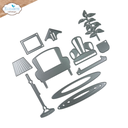 Elizabeth Craft Designs Cutting Dies - 2329 Living room