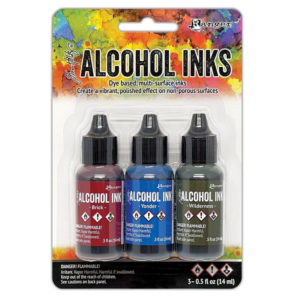 Tim Holtz Alcohol Ink Kit - Expedition 3/Pkg