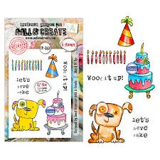 [183279] AALL & Create Clear Stamps A7 By Janet Klein - #968 Woof It Up