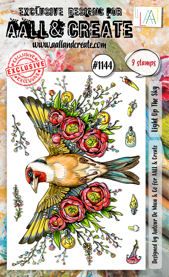 AALL & Create Clear Stamps A6 By Autour De Mwa & Co - #1144 Light Up The Sky