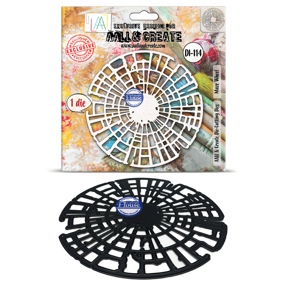 [183340] AALL & Create Cutting Dies - #114 Maze Wheel