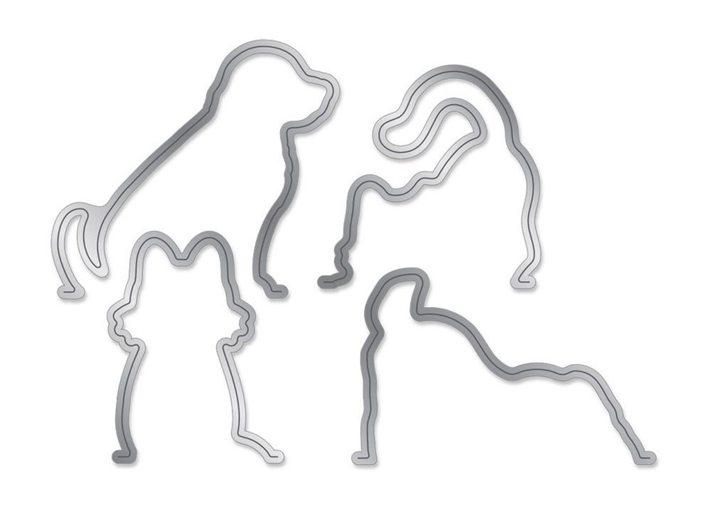 Gemini Clear Stamps & Dies Set - Cute Character Paw-sitively Perfect